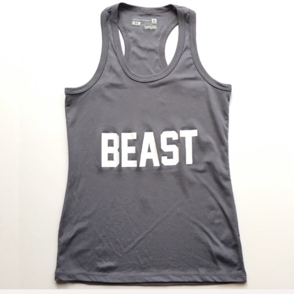 beastmode Tops - Beastmode Beast Tank Top Gray Medium